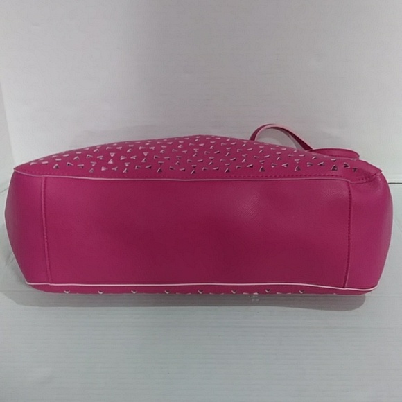 Bath & Body Works VIP Hot Pink Cutlet Tote Bag With Shine On Coin Pouch *NWT* - Picture 6 of 12